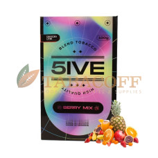 Тютюн до кальяну 5ive Medium Berry Mix (Ягідний мікс) 100 гр