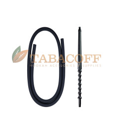 Шланг Soft-Touch силіконовий та мундштук Karma Металевий