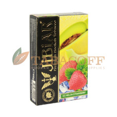 Тютюн для кальяну Jibiar  Ice Melon Strawberry (Лід - Диня - Полуниця) 50 гр