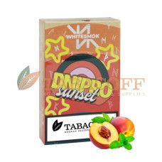 Тютюн для кальяну WhiteSmok DNIPRO SUNSET (Персик, м'ята) 50 гр