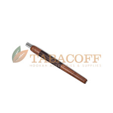 Мундштук WOOKAH Wooden Mouthpiece Walnut Brown Leather