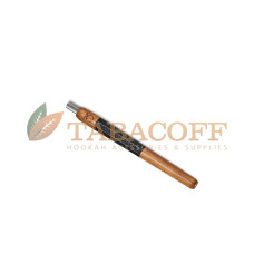 Мундштук WOOKAH Wooden Mouthpiece Oak Black Leather